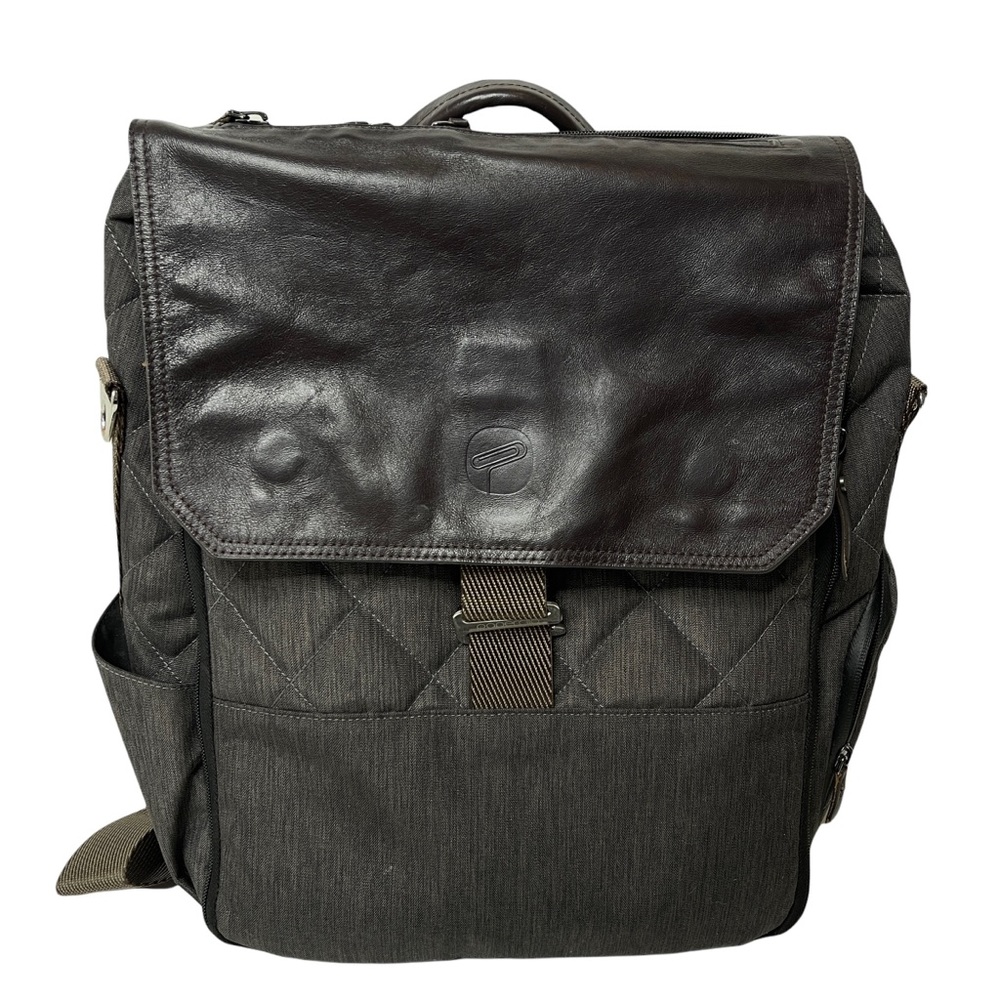Paperclip THE BEAR brown bear diaper bag travel changing station backpack